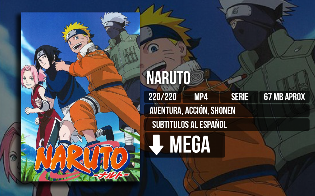 naruto - Naruto [MP4][MEGA][220/220] - Anime Ligero [Descargas]